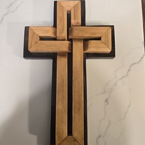 Wooden Cross Wall Decor